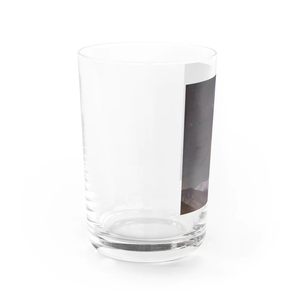 S204_Nanaの赤石岳に昇る蠍座 Water Glass :left