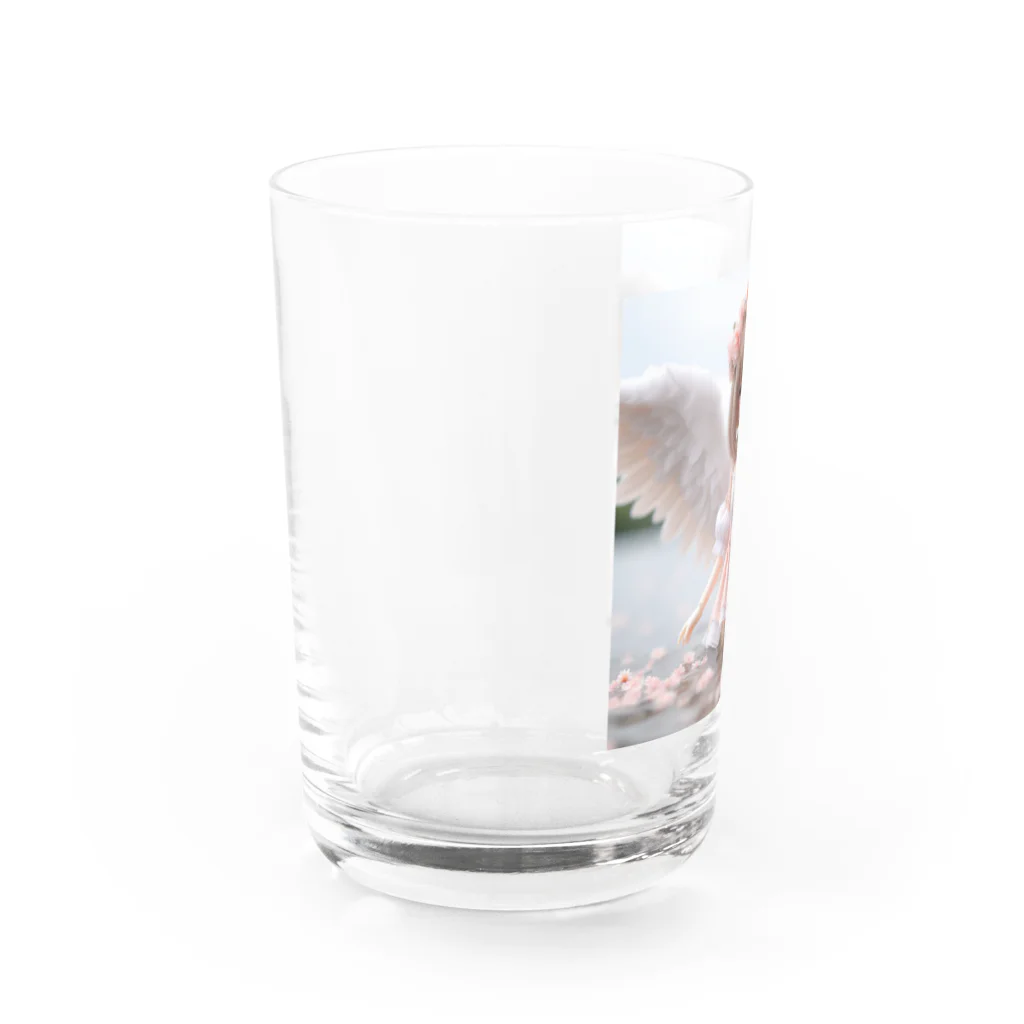 白銀雪兎の水面の天使No.9 Water Glass :left