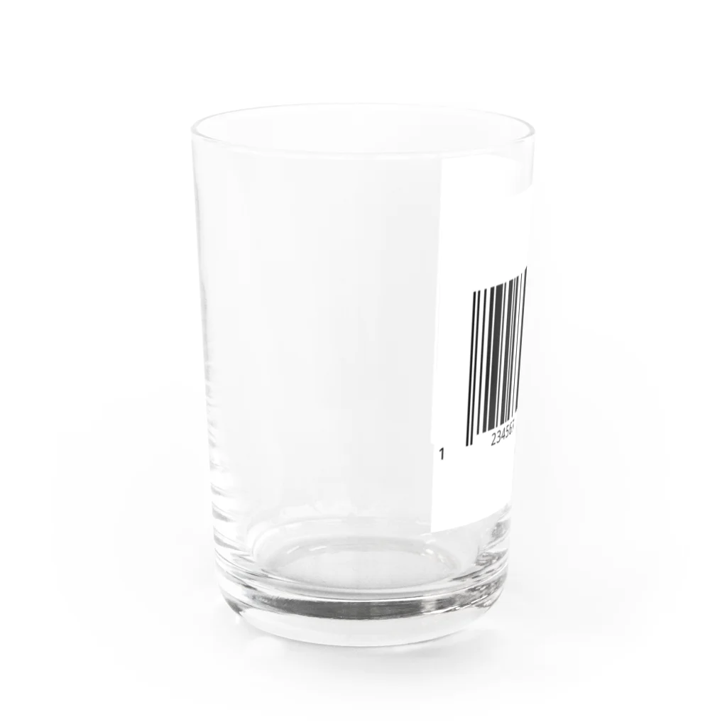 MACOCCHIのバーコード Water Glass :left