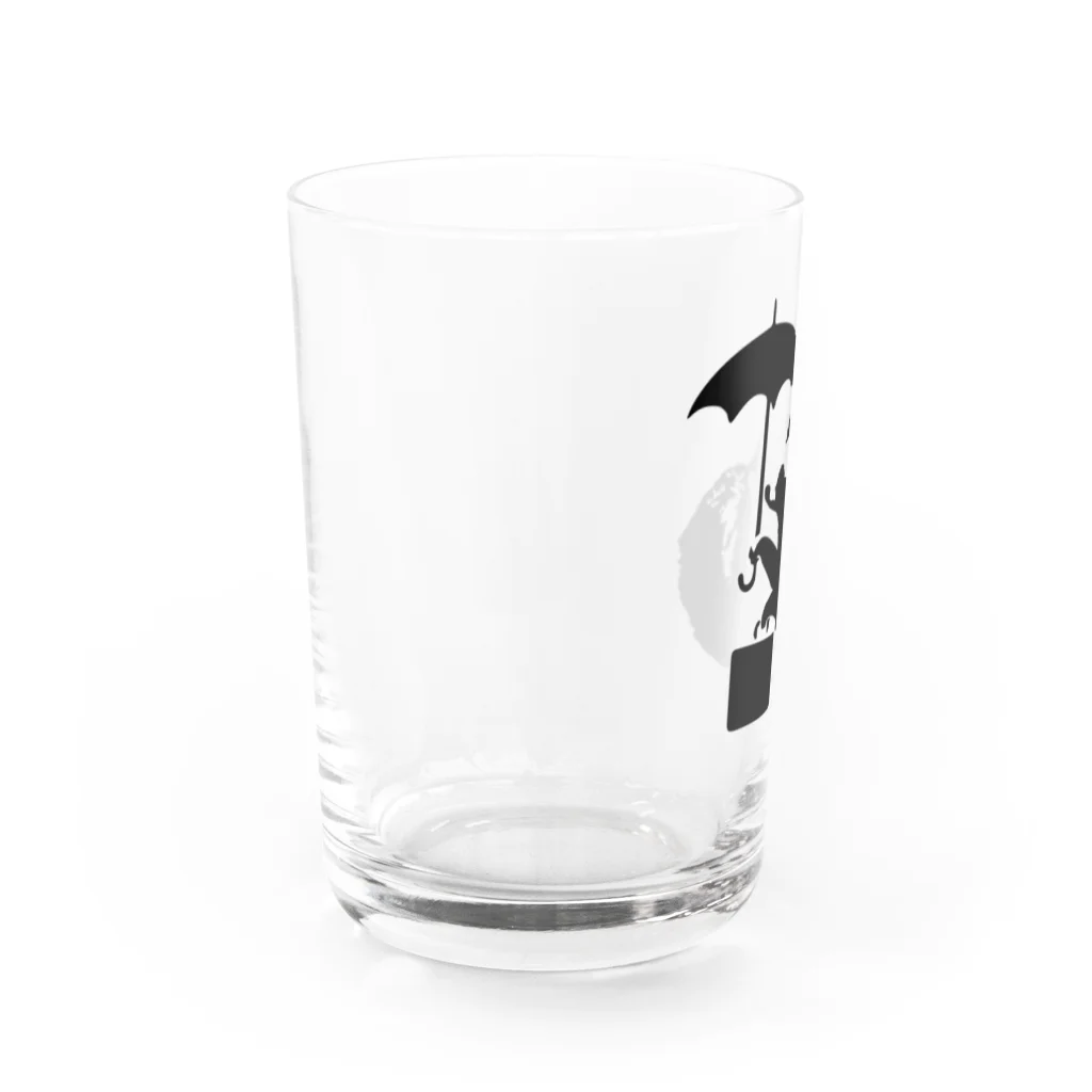 有限会社サイエンスファクトリーのUmbrella Tanuki Water Glass :left