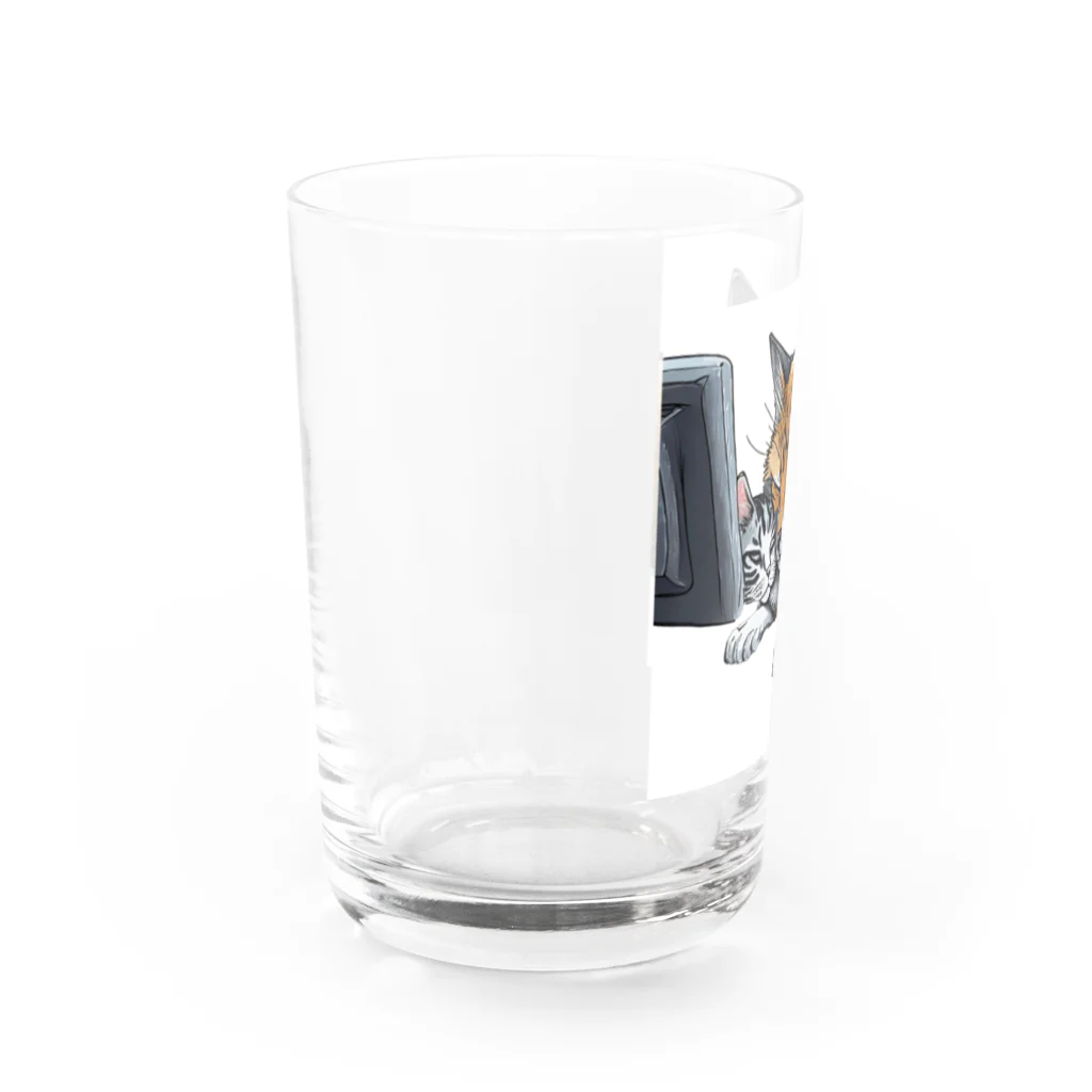 RaVaの犬と猫 Water Glass :left