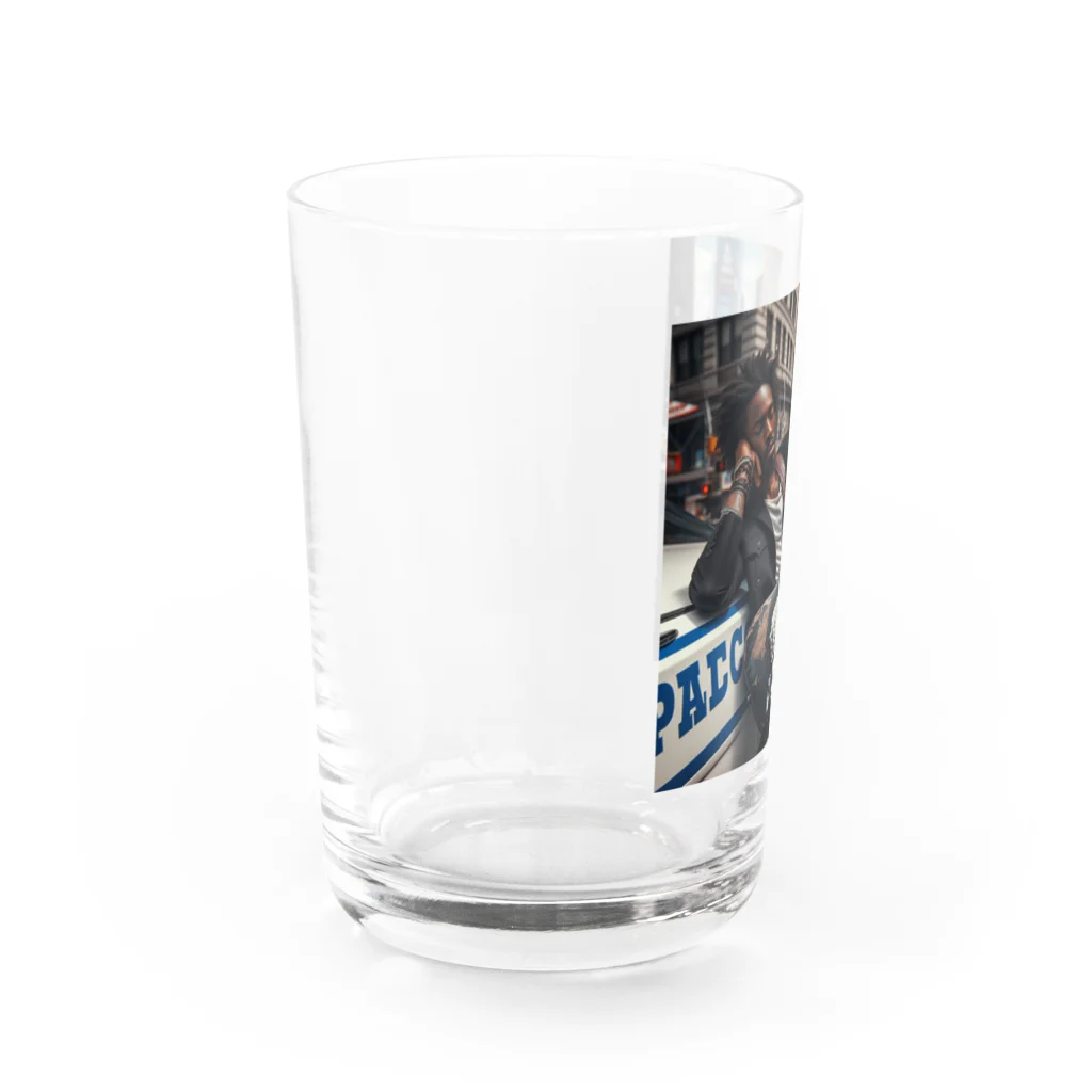 age3mのポリスカーブルース Water Glass :left