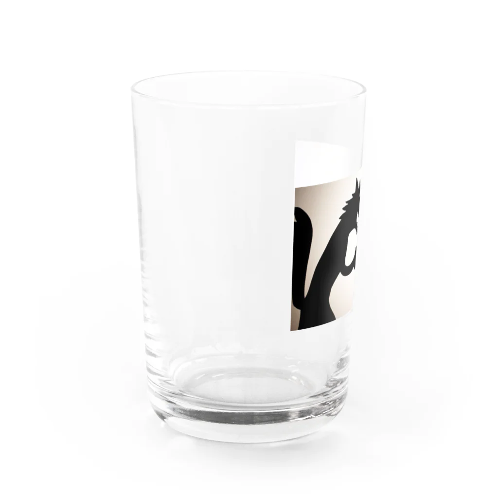 suzuri2024のりんごを一つくださいな Water Glass :left