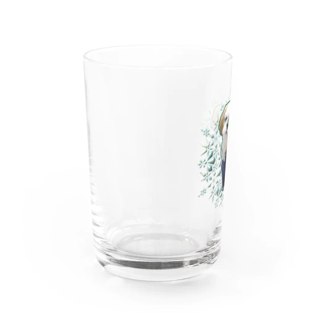 ティクタクとSORAの物語の僕はシーズーのSORA Water Glass :left