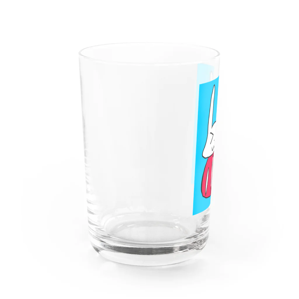 usadarumaのうさだるまのグッズ Water Glass :left