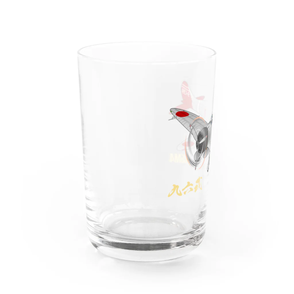 NYAO_AVIATIONの三菱 九六式四号艦上戦闘機(A5M4) 第14航空隊所属機 グッズ Water Glass :left