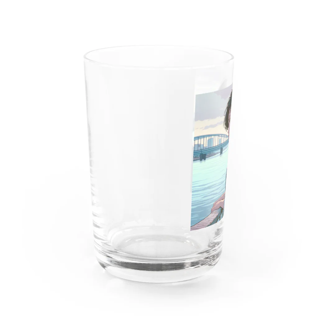 Riona_112の都会女子 Water Glass :left