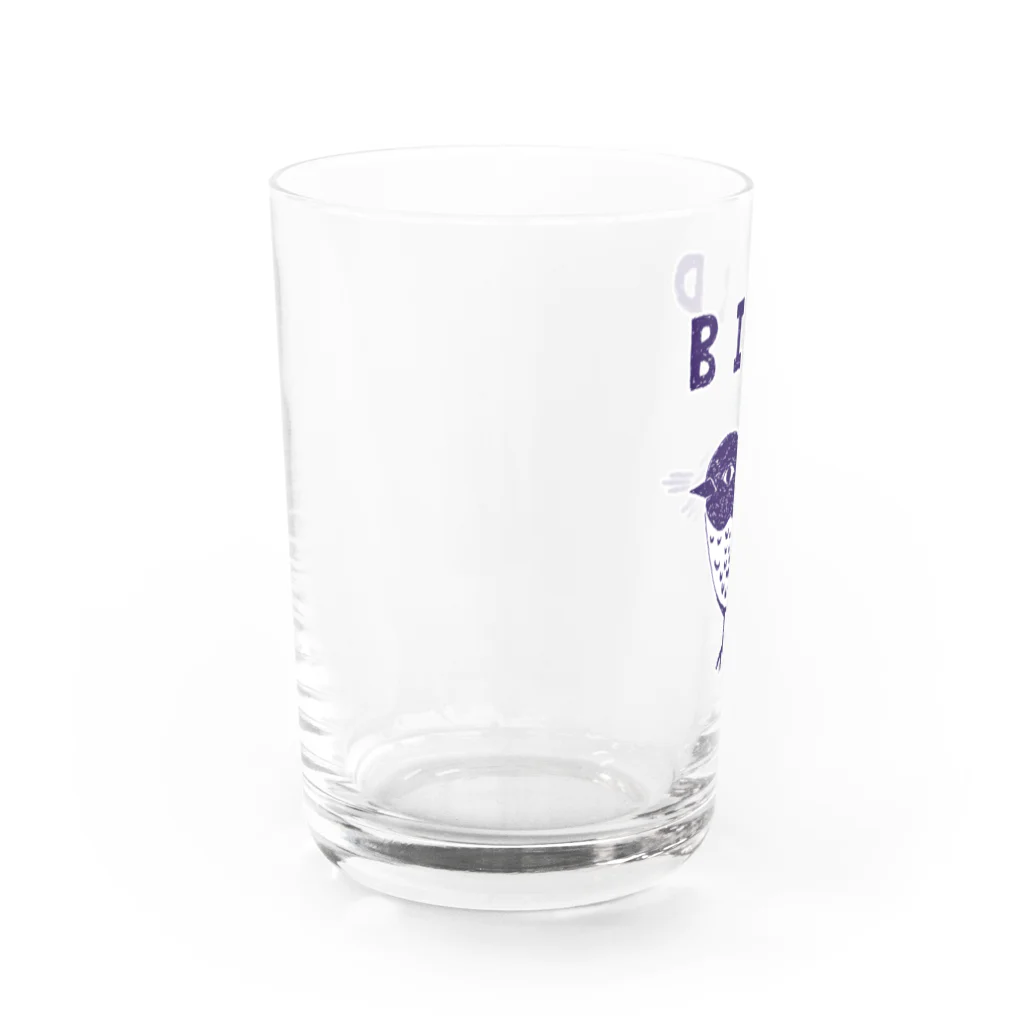 NIKORASU GOのトリマニア専用デザイン「BIRD」（Tシャツ・パーカー・グッズ・ETC） Water Glass :left