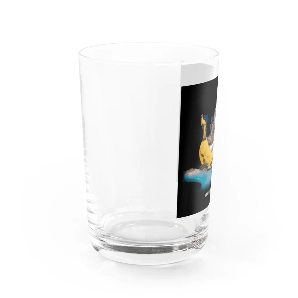 agepanbanchoのBanana City Water Glass :left