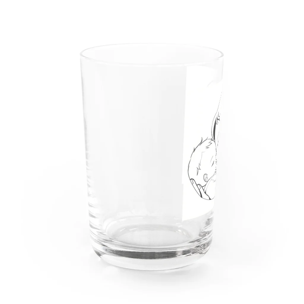 ニャン太郎の母の愛 Water Glass :left