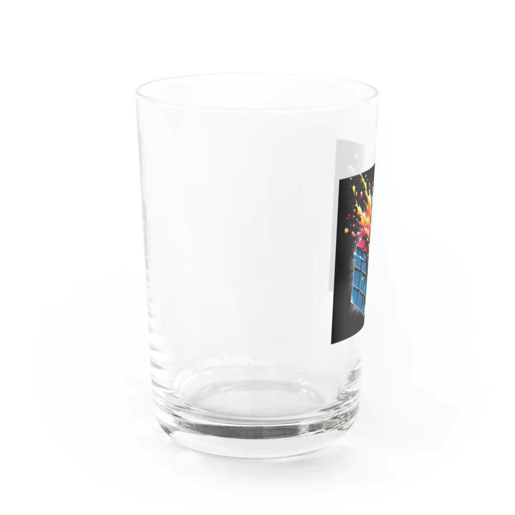 Ksdesignのカラーバースト・キュービカル Water Glass :left