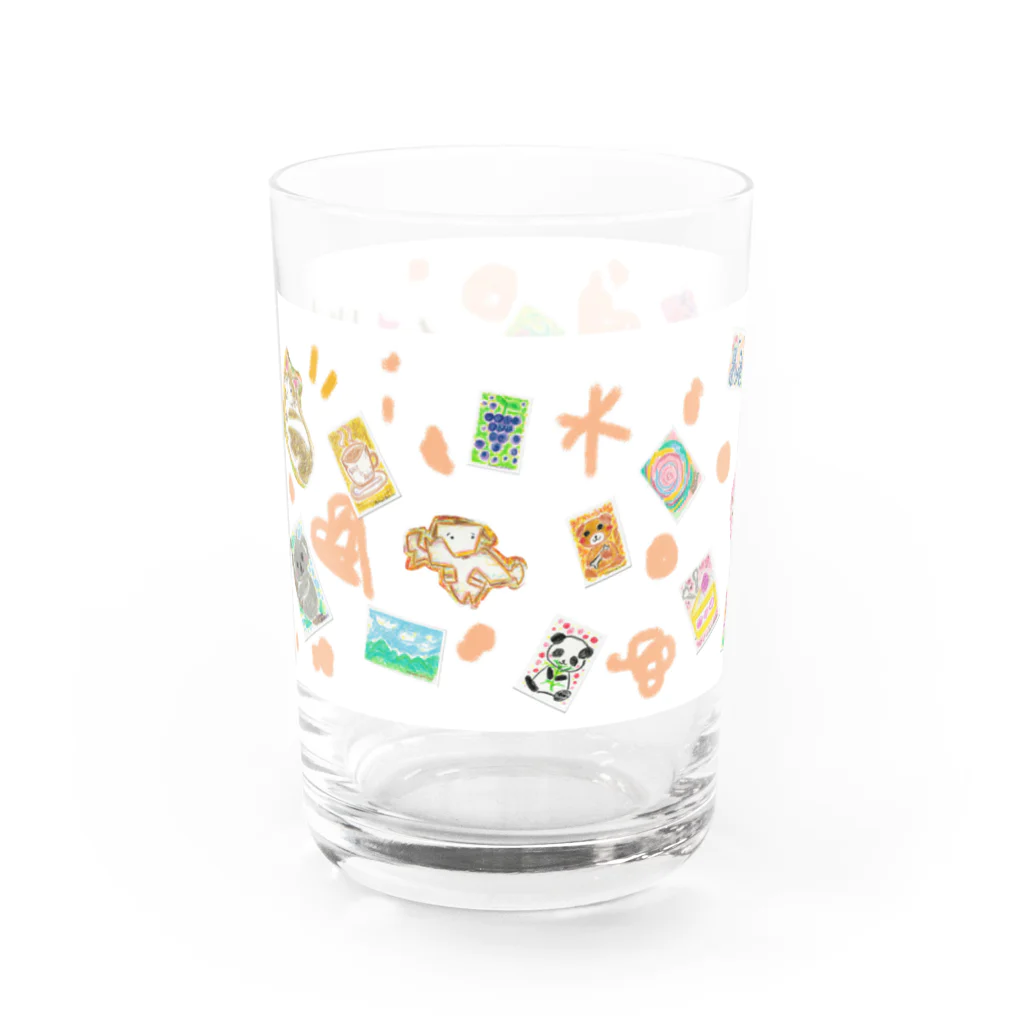 色織 彩芽 ☆4/28 START！at 横浜産貿ホール マリネリアのお絵かきクレパスコレクション Water Glass :left