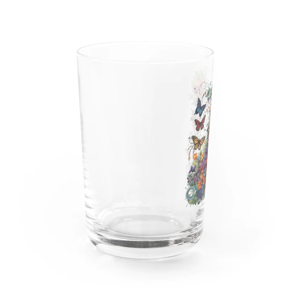 Chi3の涼と花のハーモニー Water Glass :left