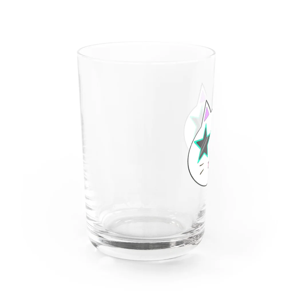 2D&3D「H.S」Storeのちょいパリピにゃんこ Water Glass :left