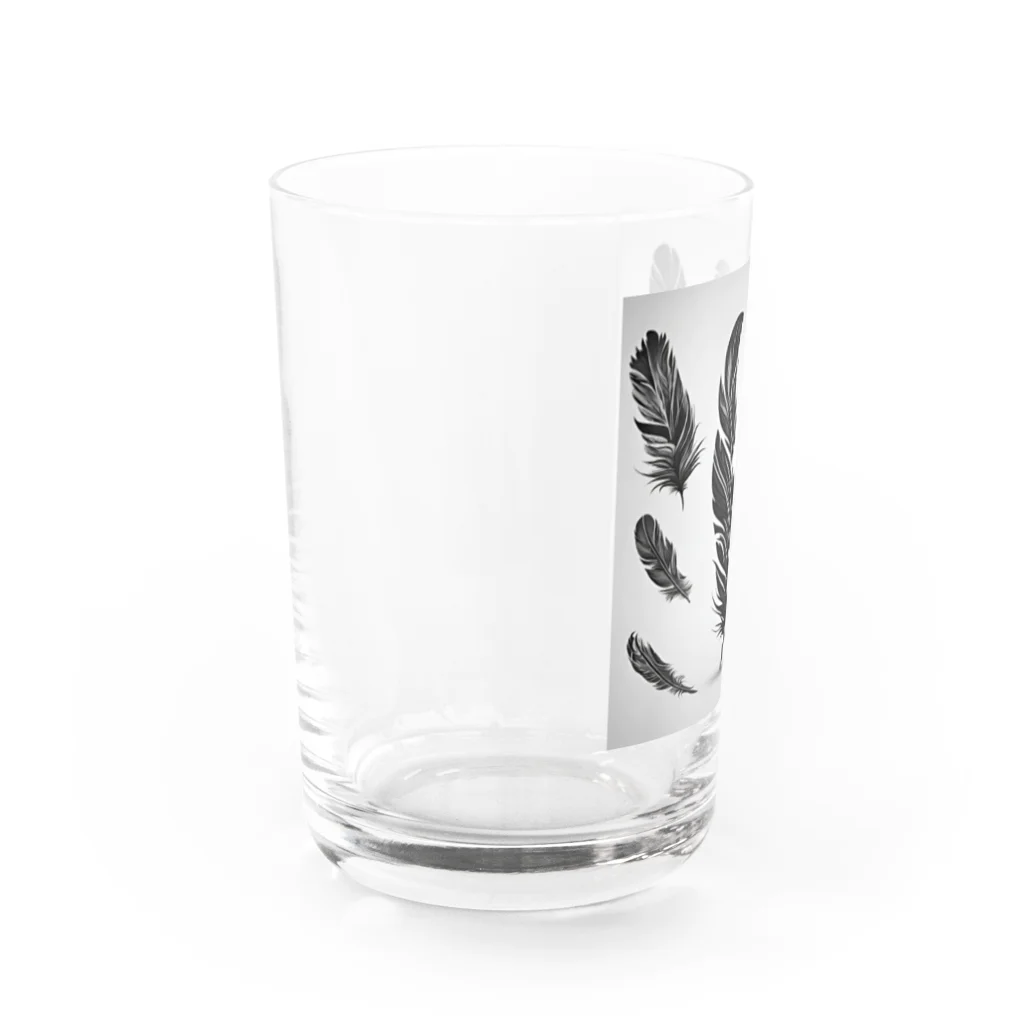 michael−skショップのfeathers of hope Water Glass :left