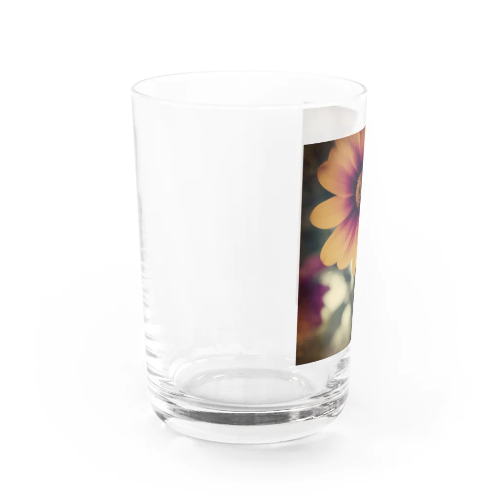 rocco48のフラワーパワーグラフィック Water Glass :left