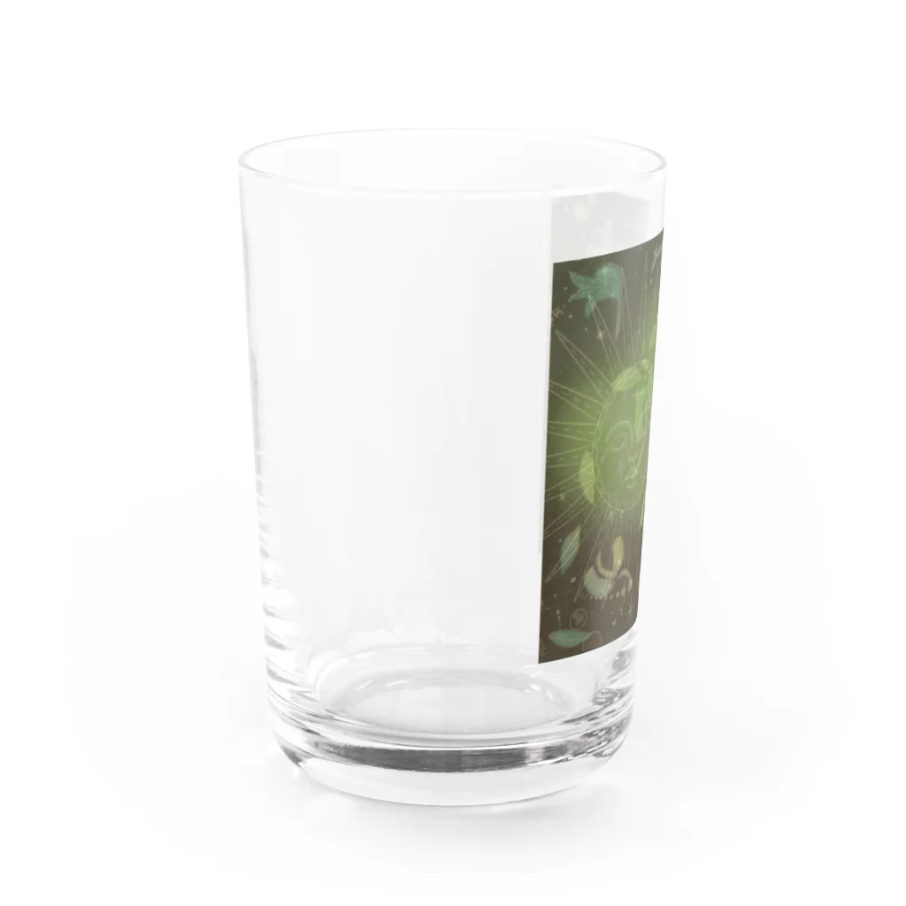 キキとココからの太陽の恵み／芽吹き Water Glass :left