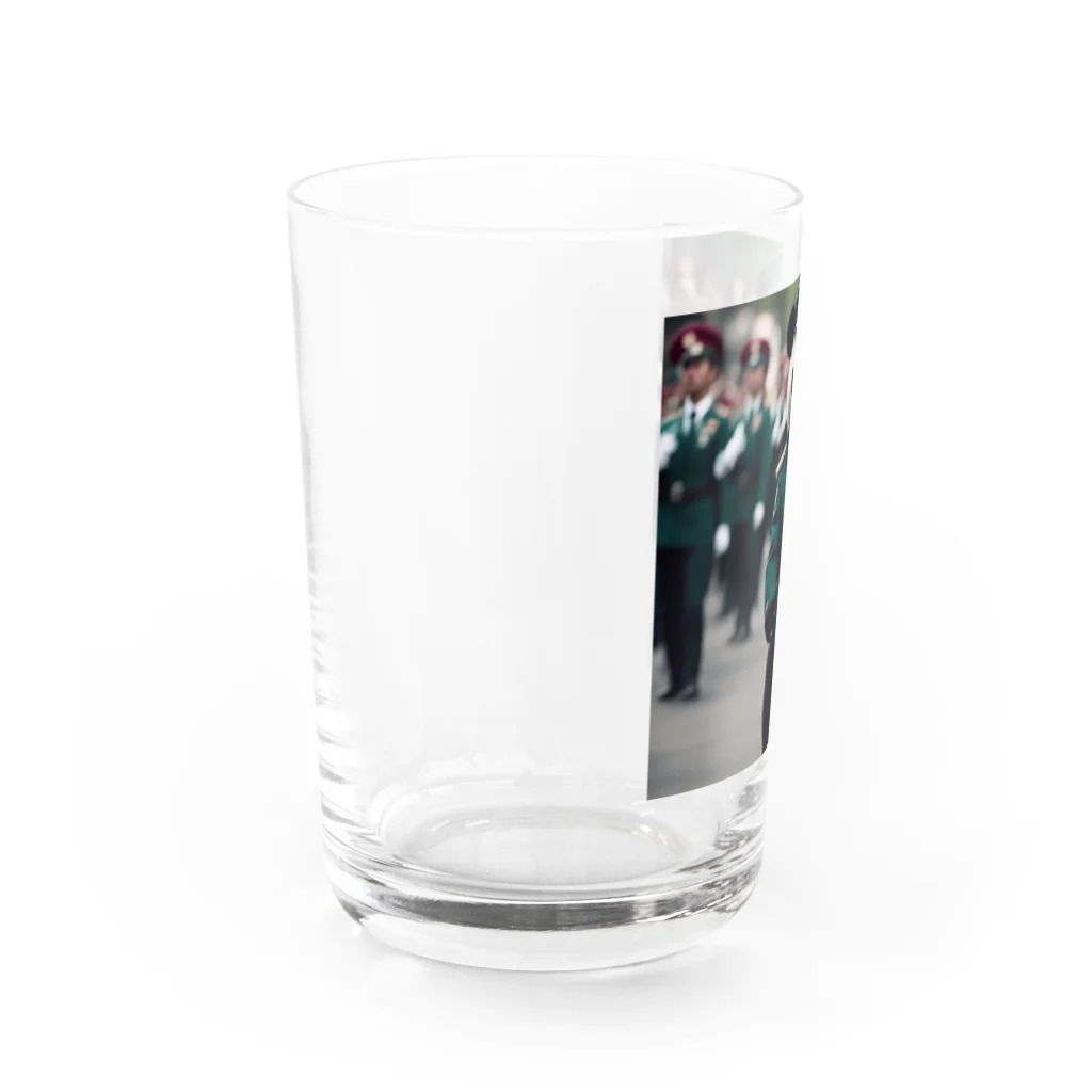 Blue Linksのパンダ軍曹 Water Glass :left