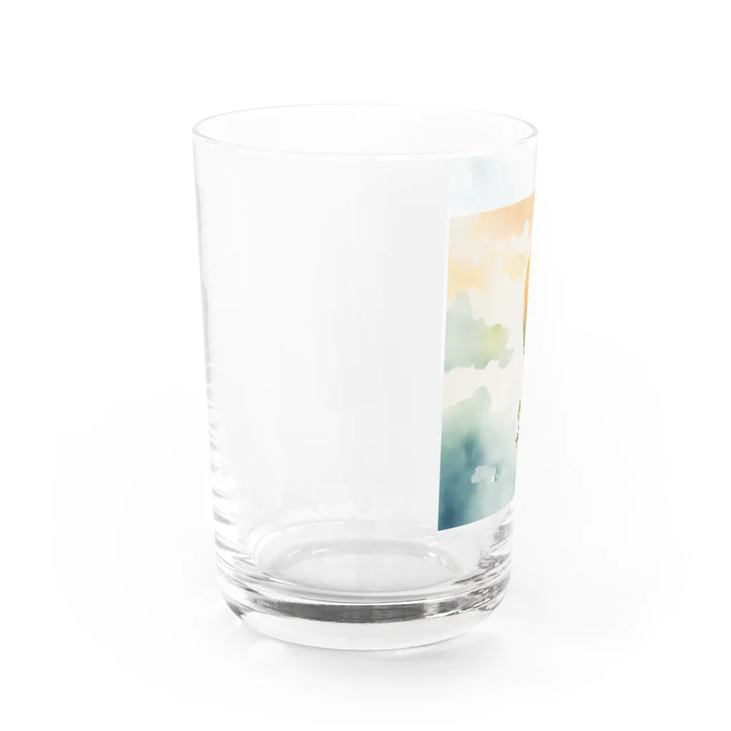 Oimo_shanの旅するカエルさん Water Glass :left