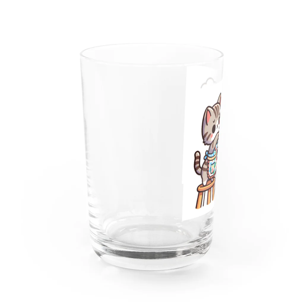 子猫カーニバルの子猫のレストラン Water Glass :left