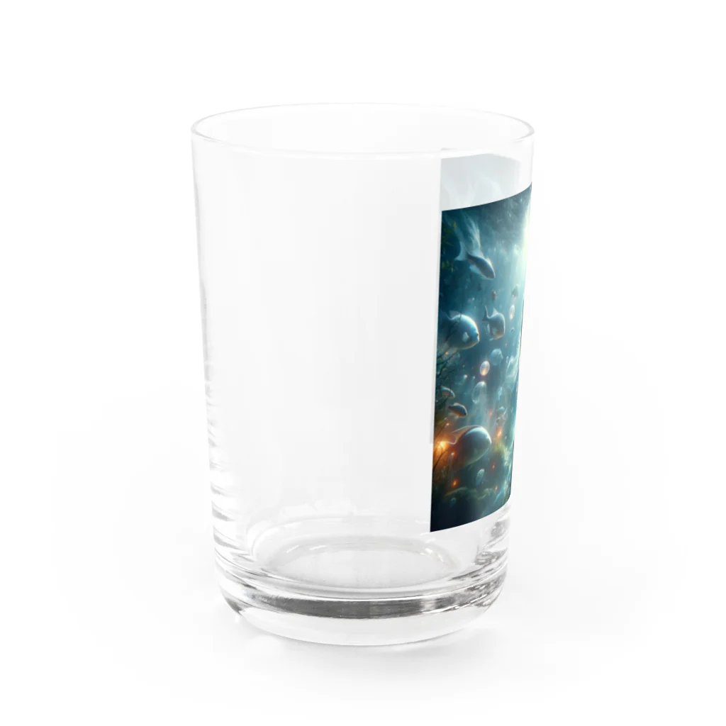 zeebra8764の魚座の方へ Water Glass :left