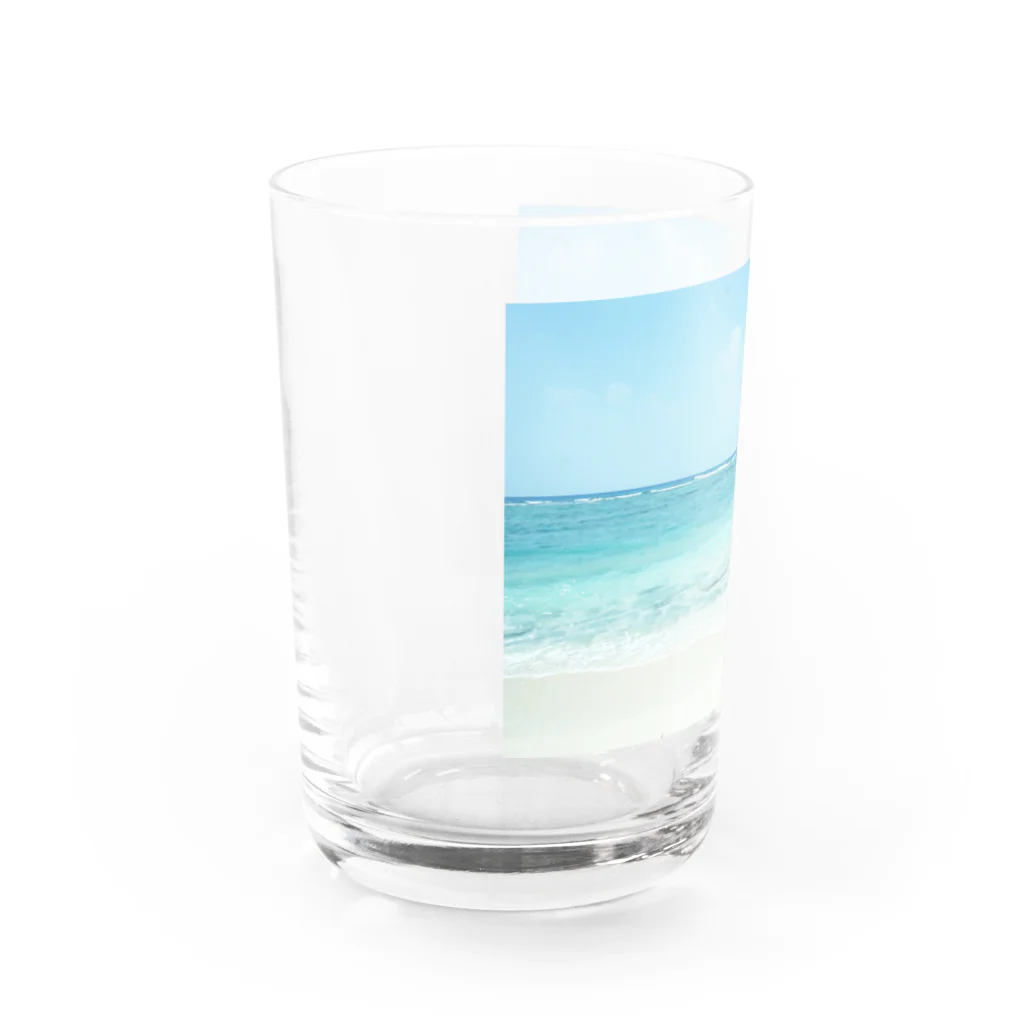きよのお店の夏の海 Water Glass :left