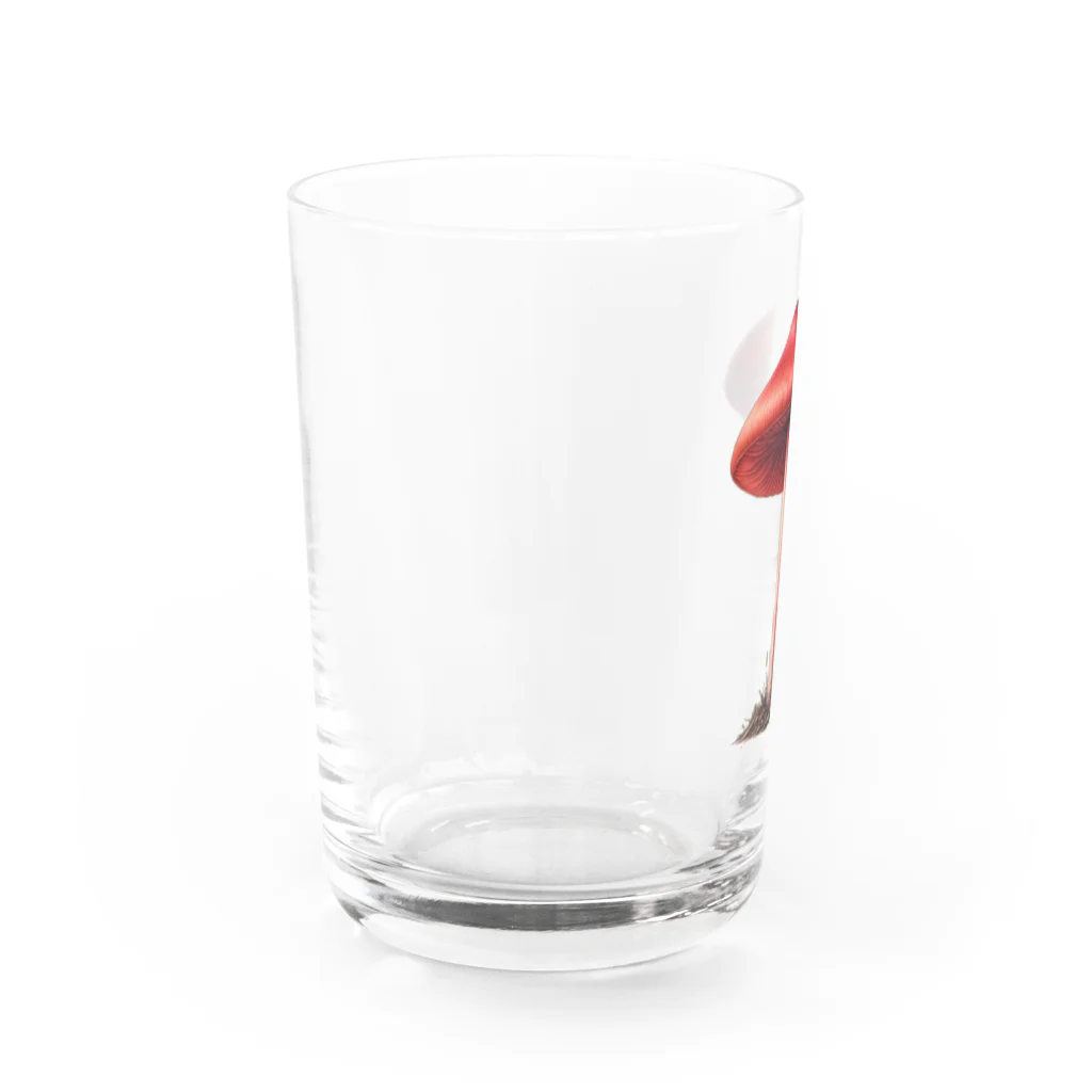 mushupのクリムゾンワックスキャップ  Water Glass :left