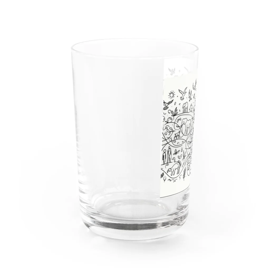 OFAFOのライフサークル Water Glass :left