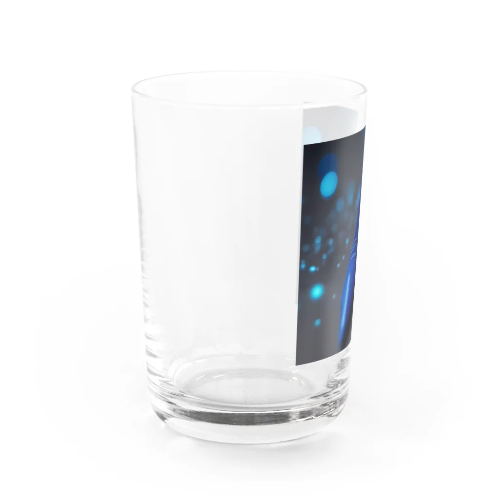 EddieのBlue rocket Water Glass :left