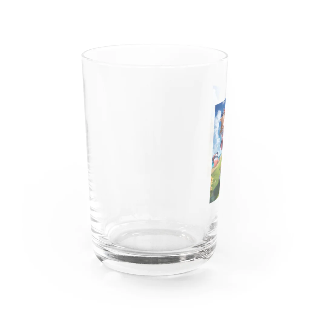 suke-maruruの制服ガール Water Glass :left