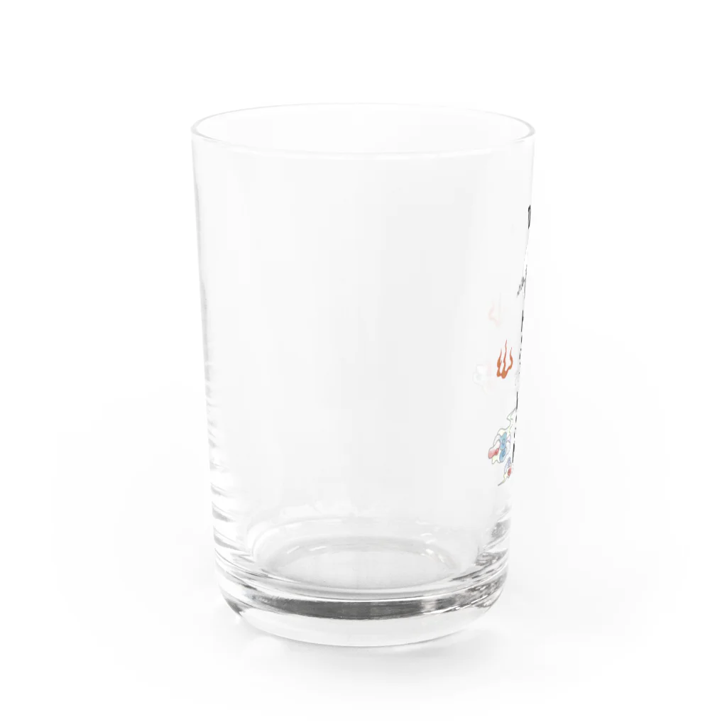 Every weekend nightmareの大いなる業(karman) Water Glass :left