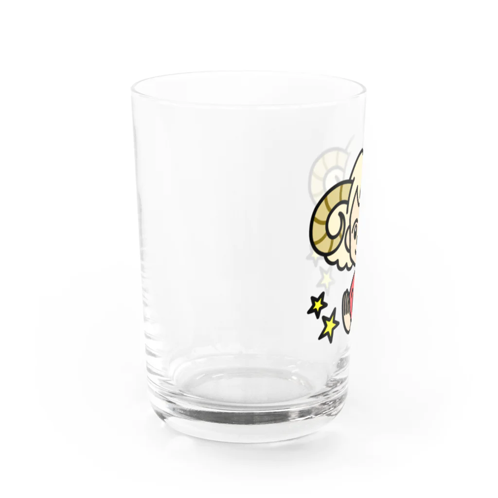 Yukarinaの星座ショップのおひつじ座♈ Water Glass :left