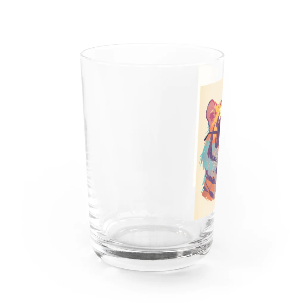 AQUAMETAVERSEのサングラスをかけた可愛いトラ Marsa 106 Water Glass :left