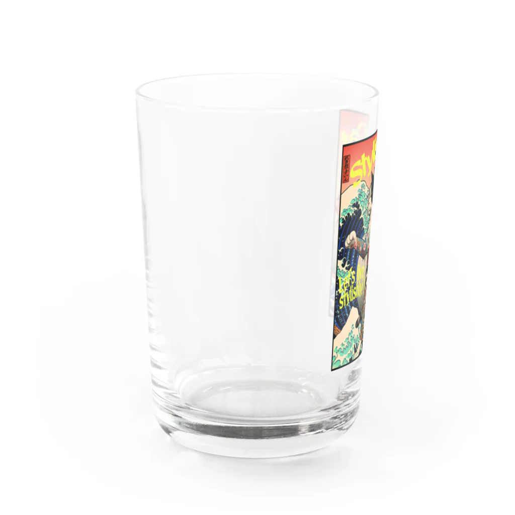 iroironの粋猫 Water Glass :left