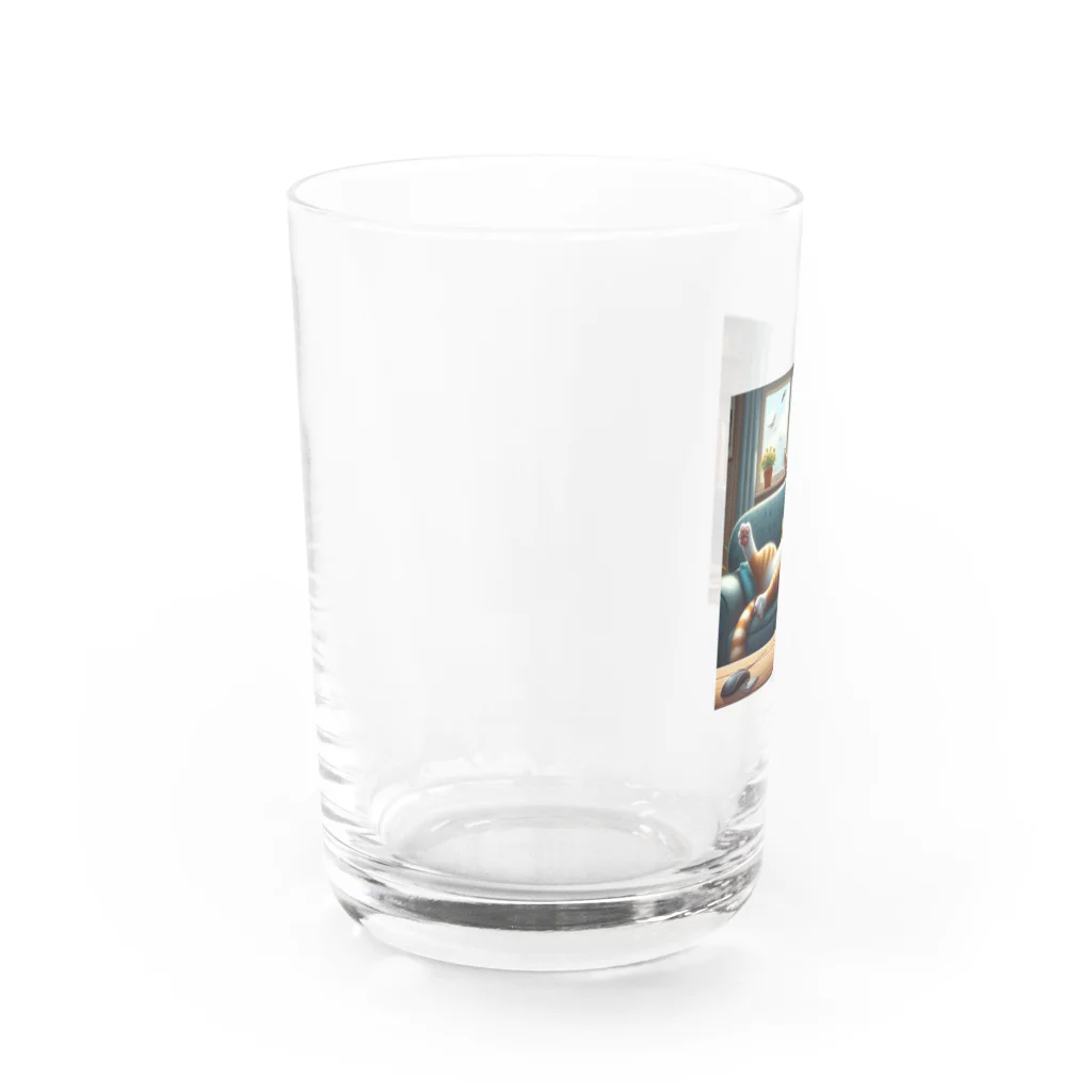 能天気ライフの能天気ライフにゃんこ Water Glass :left