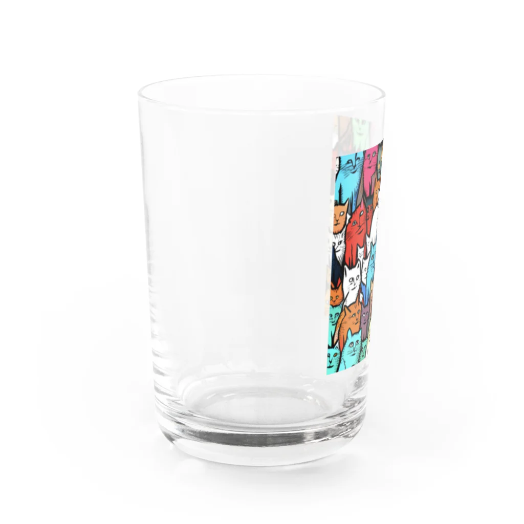 PAC (ポップアートキャット）のPAC (ポップアートキャット) Water Glass :left