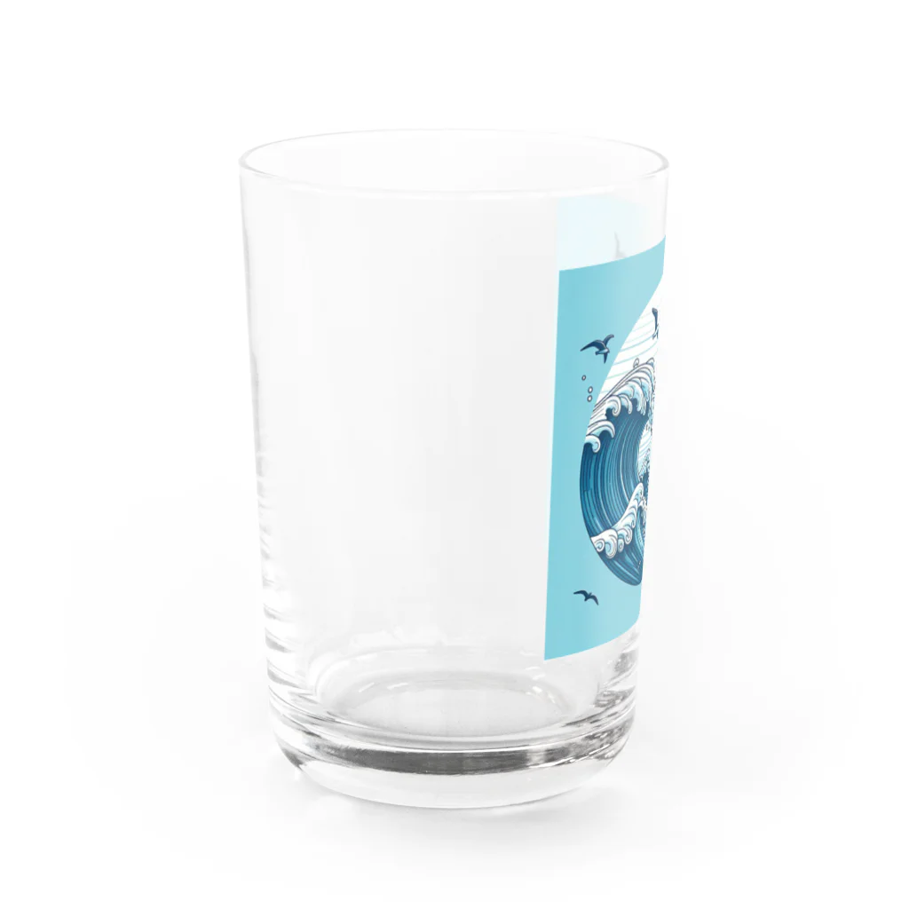 Nattu/のかもめと海 Water Glass :left