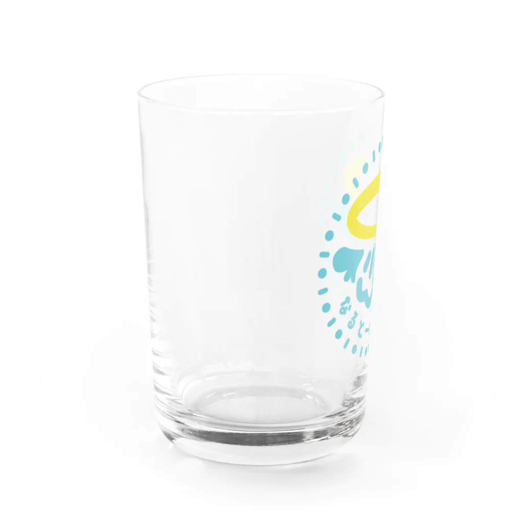 しおとのなるといっしょになる Water Glass :left