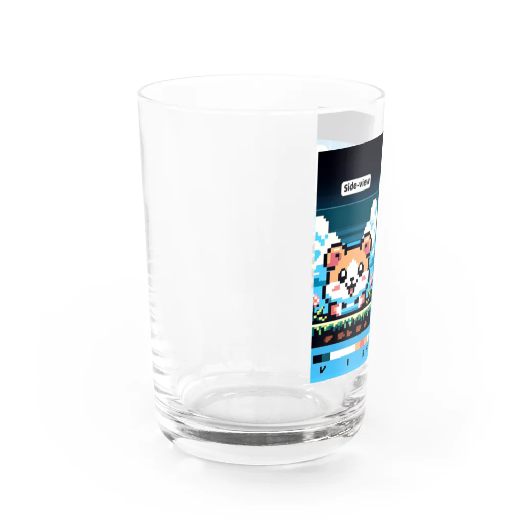 tsukino-utenaのドット絵・ハム二郎 Water Glass :left