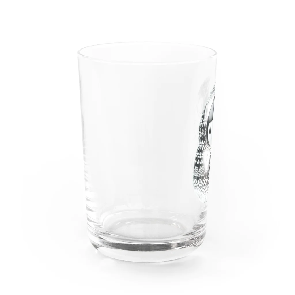itanki3のアルミホイルこけし Water Glass :left