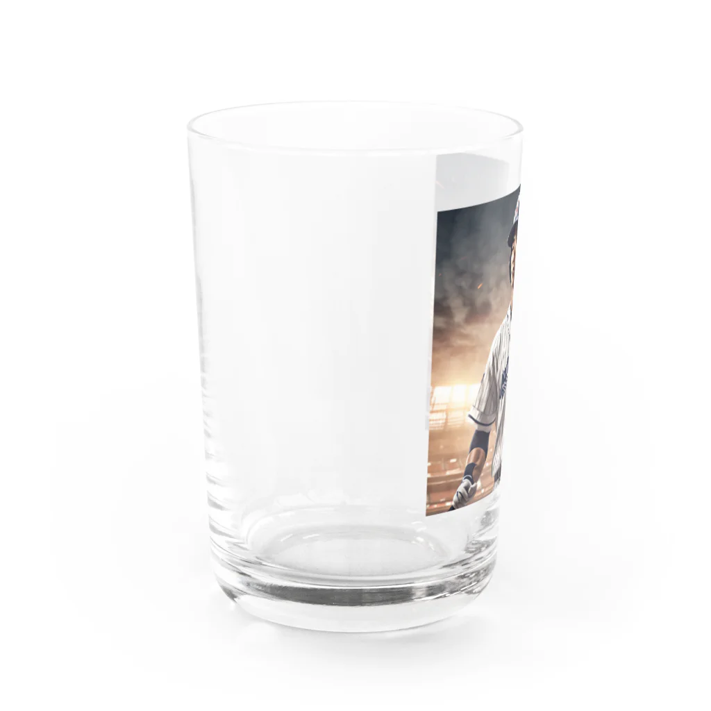 てぃっちゃんの野球 Water Glass :left