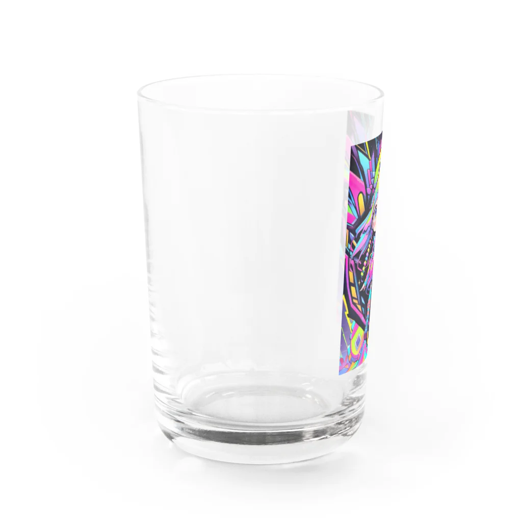 GUMIKOのカラフルな宇宙の冒険Girl Water Glass :left