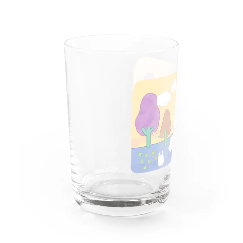 たくこのheiwa ga ichiban Water Glass :left