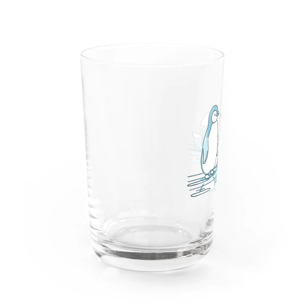 Green__teaのペンギンと氷塊 Water Glass :left
