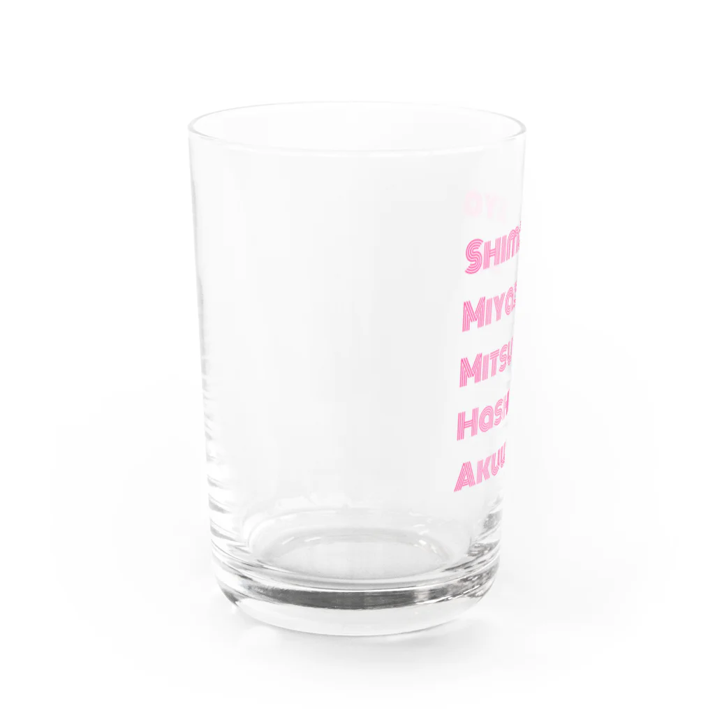 瀬谷なび ショップのもっとローカル(ピンク) Water Glass :left