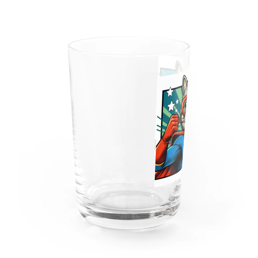 北摂のひとのスーパー猫 Water Glass :left