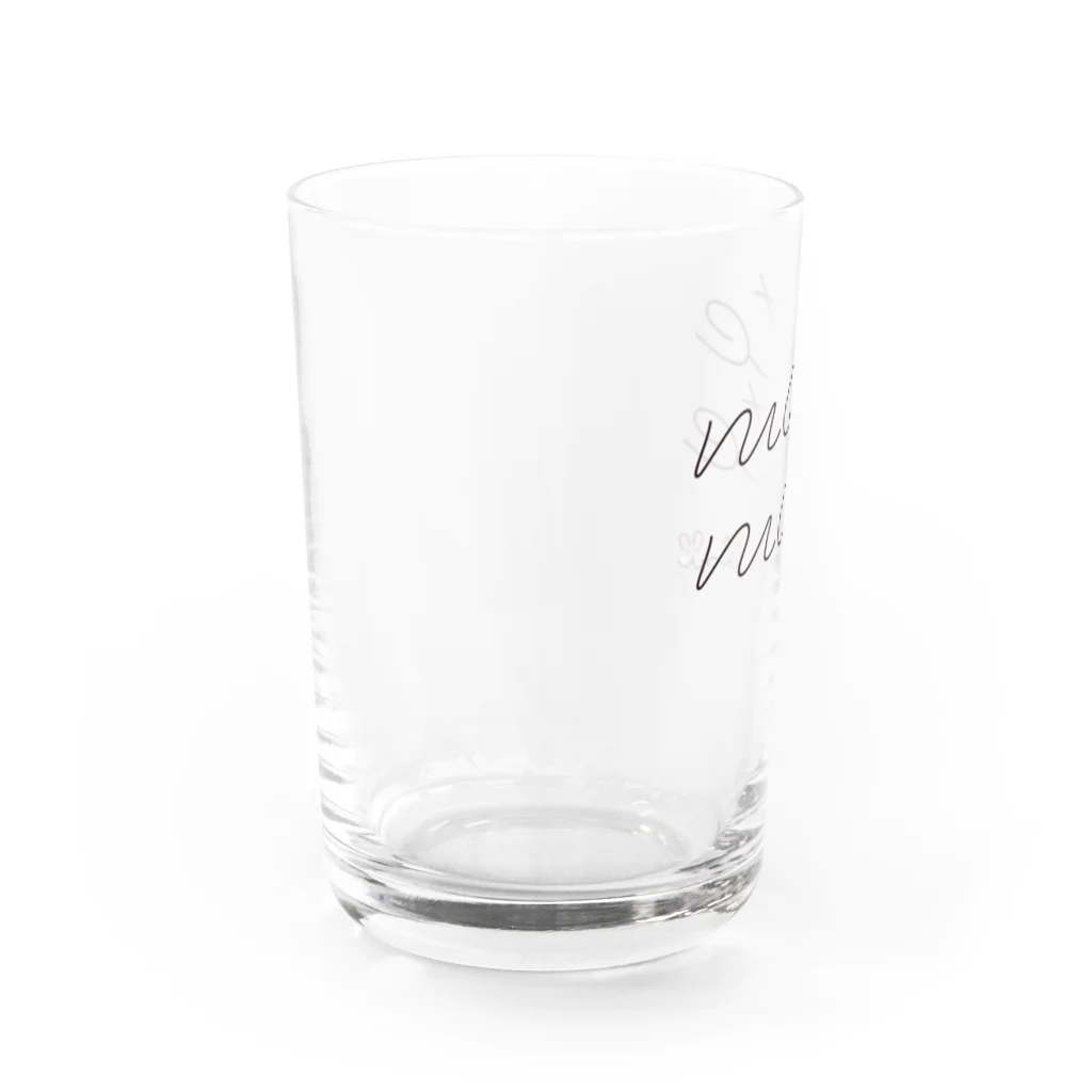 モテモテのモテモテ Water Glass :left