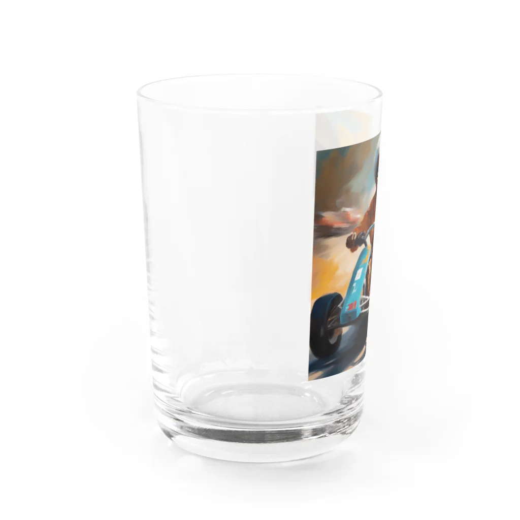 qloのゴーカートグランマ Water Glass :left