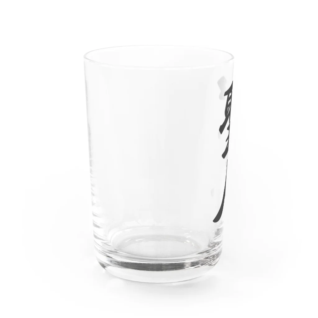 着る文字屋の聖人 Water Glass :left