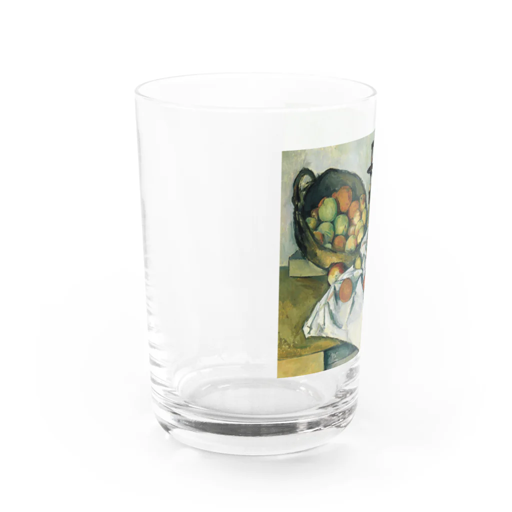 シーシャ美術館の『リンゴの籠とシーシャのある静物』 Water Glass :left